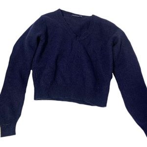 Brandy Melville Navy Blue Sweater